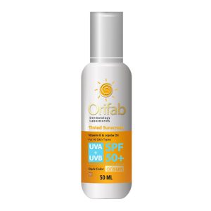 کرم ضد آفتاب بی رنگ اوری فاب با SPF50 مناسب انواع پوست 50 میلی لیتر