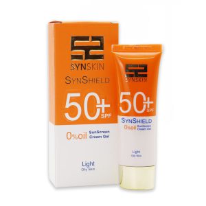 کرم ژل ضد آفتاب رنگی پوست چرب ساین اسکین (SPF50) 50 میلی لیتر